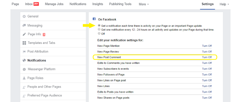 not seeing messenger settings in facebook